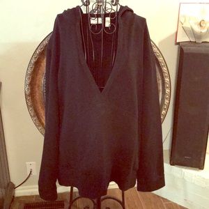 Spa by Chico’s black pullover hoodie
